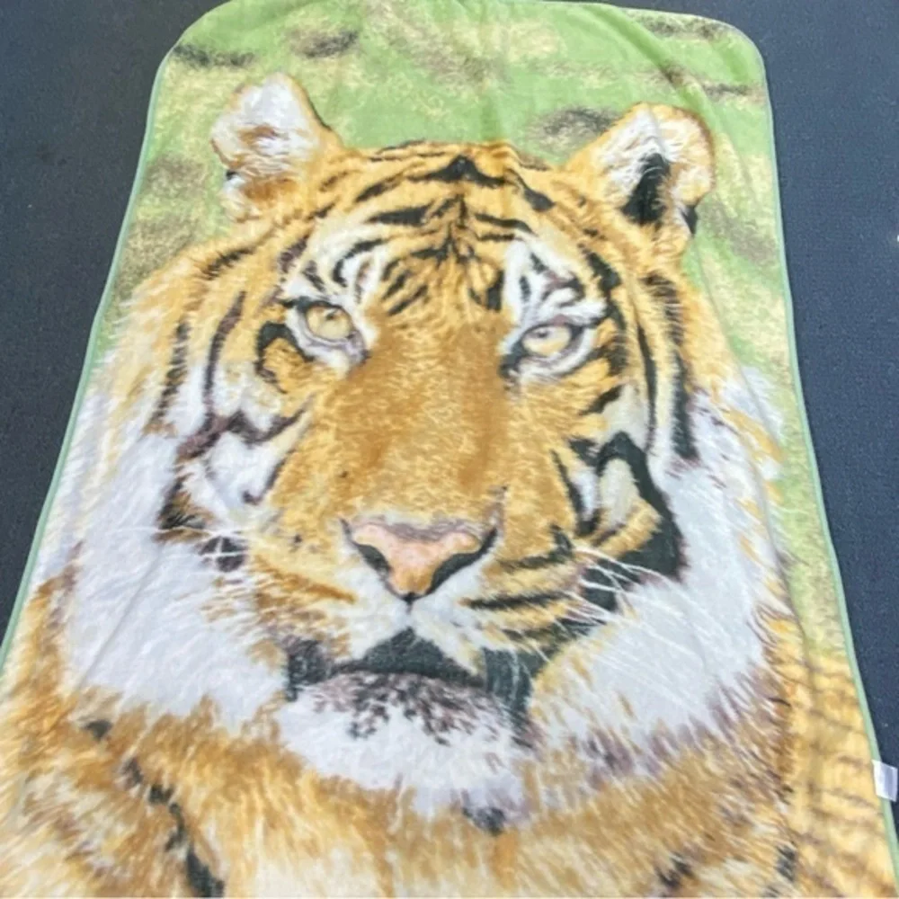 Shavel Home Products Tiger Blanket Size 60X80 Cozy‎ Warmth Gift
